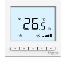 RTF2IML | Термостат комнатный цифровой, для 2тр 3ск FCU и 2-поз.клап, 1UI 4DO Modbus бел ~230В BS Systeme Electric
