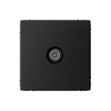 GAL001092 | ARTGALLERY TV РОЗЕТКА проходная 4DB, механизм, КАРБОН Systeme Electric
