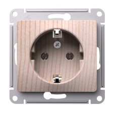 GSL001543 | GLOSSA РОЗЕТКА с заземлением без шторок, 16А, механизм, СОСНА Systeme Electric
