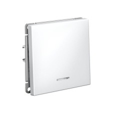 GAL000113 | ARTGALLERY 1-клавишный ВЫКЛЮЧАТЕЛЬ с подсветкой, сх.1а, 10АХ, механизм, БЕЛЫЙ Systeme Electric
