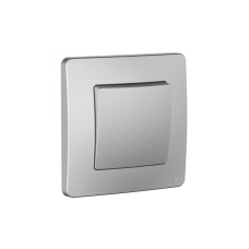 BLNVS410603 | BLANCA С/У IP44 1-клавишный ПЕРЕКЛЮЧАТЕЛЬ (сх.6), 10AX, 250В, АЛЮМИНИЙ Systeme Electric
