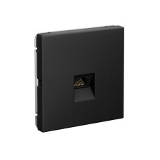 GAL001083 | ARTGALLERY РОЗЕТКА компьютерная RJ45, кат. 5е, механизм, КАРБОН Systeme Electric
