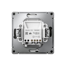 GAL001411S | ARTGALLERY 1-клавишный ВЫКЛЮЧАТЕЛЬ, 10АХ, механизм, быстрозажим. клем., БАЗАЛЬТ Systeme Electric
