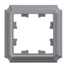 ATN100901 | ATLASDESIGN ANTIQUE 1-постовая РАМКА, СТАЛЬ Systeme Electric
