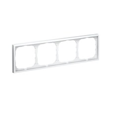 GAL000104 | ARTGALLERY 4-постовая РАМКА, универсальная, БЕЛЫЙ Systeme Electric
