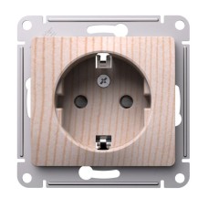 GSL001545 | GLOSSA РОЗЕТКА с заземлением со шторками, 16А, механизм, СОСНА Systeme Electric
