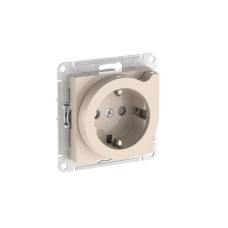 ATN000247S | ATLASDESIGN РОЗЕТКА с заземлением со шторками с выталкивателем, 16А,мех.,быстрозажим. клем., БЕЖЕВЫЙ Systeme Electric
