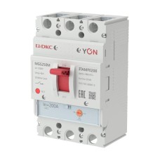 Авт. выкл. YON MGS250 3P 160-200A 36kA MGS250N-3TAMF0200 DKC