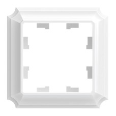 ATN100101 | ATLASDESIGN ANTIQUE 1-постовая РАМКА, БЕЛЫЙ Systeme Electric
