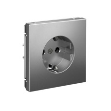 GAL000943S | ARTGALLERY РОЗЕТКА с заземлением, 16А, механизм, быстрозажим. клем., СТАЛЬ Systeme Electric
