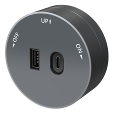 MTK13003G | MULTITRACK Розетка 2хUSB (тип А+С) 18 Вт, 5 В/3 А ГРАФИТ Systeme Electric
