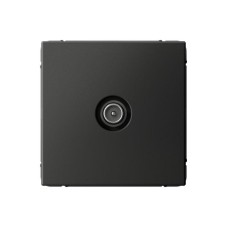 GAL001492 | ARTGALLERY TV РОЗЕТКА проходная 4DB, механизм, БАЗАЛЬТ Systeme Electric
