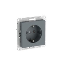 ATN000743S | ATLASDESIGN РОЗЕТКА с заземлением без шторок, 16А, мех., быстрозажим. клем., ГРИФЕЛЬ Systeme Electric
