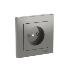 ATN000940S | ATLASDESIGN РОЗЕТКА без заземления без шторок, 16А, в сборе, быстрозажим. клем., СТАЛЬ Systeme Electric
