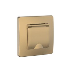 BLNRS441114 | BLANCA С/У IP44 РОЗЕТКА с заземлением со шторками, с крышкой, 16А, 250В, ТИТАН Systeme Electric
