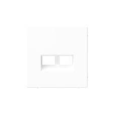 GAL000190 | ARTGALLERY НАКЛАДКА ДВОЙНАЯ для информационных функций типа Keystone, БЕЛЫЙ Systeme Electric
