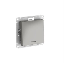 ATN000913S | ATLASDESIGN 1-клавишный ВЫКЛЮЧАТЕЛЬ с подсветкой, сх.1а, 10АХ, мех., быстрозажим. клем., СТАЛЬ Systeme Electric
