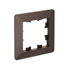 ATN220601 | ATLASDESIGN AIR 1-постовая РАМКА, МОККО/дымчатый черный Systeme Electric
