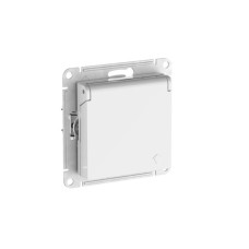 ATN000146S | ATLASDESIGN РОЗЕТКА с заземлением со шторками с крышкой,16А,IP20, мех.,быстрозажим. клем., БЕЛЫЙ Systeme Electric
