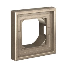 GAL440501 | ARTGALLERY 1-постовая РАМКА IP44,  ШАМПАНЬ Systeme Electric
