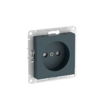 ATN000849S | ATLASDESIGN РОЗЕТКА без заземления со шторками, 16А, мех., быстрозажим. клем., ИЗУМРУД Systeme Electric
