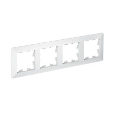 ATN221304 | ATLASDESIGN AIR 4-постовая РАМКА, ЛОТОС/дымчатый белый Systeme Electric
