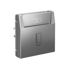 GAL000914S | ARTGALLERY ВЫКЛЮЧАТЕЛЬ карточный 10А, без задержки времени, быстр.клемм., СТАЛЬ Systeme Electric
