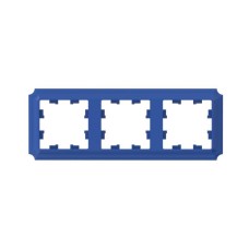 ATN101103 | ATLASDESIGN ANTIQUE 3-постовая РАМКА, универсальная, АКВАМАРИН Systeme Electric
