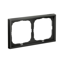 GAL001402 | ARTGALLERY 2-постовая РАМКА, универсальная, БАЗАЛЬТ Systeme Electric
