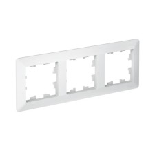 ATN221303 | ATLASDESIGN AIR 3-постовая РАМКА, ЛОТОС/дымчатый белый Systeme Electric
