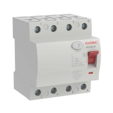 Устройство защитного отключения УЗО ВДТ YON MAX MDL100, 4P, 300mA, 25A,тип АС MDL100-4P4-25-AC DKC