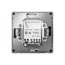 GAL001415S | ARTGALLERY 1-клавишный ВЫКЛЮЧАТЕЛЬ КНОПОЧНЫЙ, 10А, механизм, быстрозажим. клем., БАЗАЛЬТ Systeme Electric
