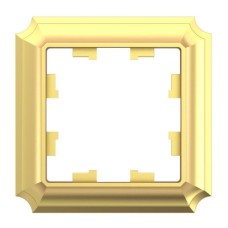 ATN101601 | ATLASDESIGN ANTIQUE 1-постовая РАМКА, ЗОЛОТО Systeme Electric
