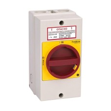 MSD25311R | ГЛАВНЫЙ/АВАРИЙНЫЙ ВЫКЛЮЧАТЕЛЬ-РАЗЪЕДИНИТЕЛЬ 3P 25A ЗАКРЫТОГО ИСПОЛНЕНИЯ IP65 С ЗАМКОМ Systeme Electric
