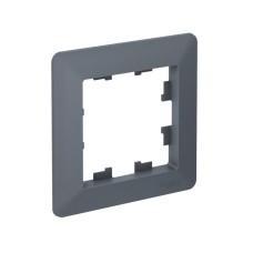 ATN220701 | ATLASDESIGN AIR 1-постовая РАМКА, ГРИФЕЛЬ/дымчатый черный Systeme Electric
