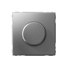 GAL000923 | ARTGALLERY СВЕТОРЕГУЛЯТОР (диммер) повор-нажим, LED, RC, 400Вт, механизм, СТАЛЬ Systeme Electric
