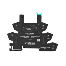 SSLZRA4 | Розетка 230В AC/DC для реле интерфейсного 60В DC, push-in зажим Systeme Electric