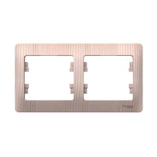 GSL001502 | GLOSSA 2-постовая РАМКА, горизонтальная, СОСНА Systeme Electric
