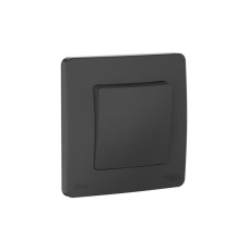 BLNVS410606 | BLANCA С/У IP44 1-клавишный ПЕРЕКЛЮЧАТЕЛЬ (сх.6), 10AX, 250В, АНТРАЦИТ Systeme Electric
