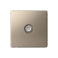 GAL000591 | ARTGALLERY TV РОЗЕТКА оконечная 1DB, механизм, ШАМПАНЬ Systeme Electric
