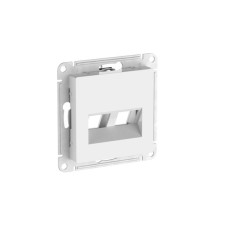 ATN000190 | ATLASDESIGN НАКЛАДКА двойная для информационных функций типа Keystone, БЕЛЫЙ Systeme Electric
