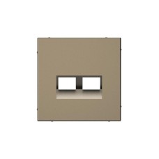 GAL000690 | ARTGALLERY НАКЛАДКА ДВОЙНАЯ для информационных функций типа Keystone, МОККО Systeme Electric
