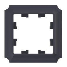 ATN101001 | ATLASDESIGN ANTIQUE 1-постовая РАМКА, КАРБОН Systeme Electric
