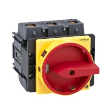 MSD125310R | ВЫКЛЮЧАТЕЛЬ-РАЗЪЕДИНИТЕЛЬ 3P 125A IP40 С КРАСНОЙ РУКОЯТКОЙ НА ДВЕРЦУ 4 ВИНТАМИ С ЗАМКОМ Systeme Electric
