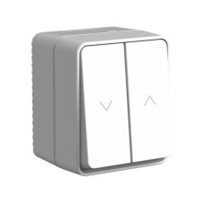 ATN543019 | ATLASDESIGN PROFI IP54 О/У 2-клавишный ВЫКЛЮЧАТЕЛЬ ДЛЯ ЖАЛЮЗИ, сх.4, 10А, СЕРЫЙ Systeme Electric
