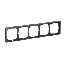 GAL001405 | ARTGALLERY 5-постовая РАМКА, универсальная, БАЗАЛЬТ Systeme Electric
