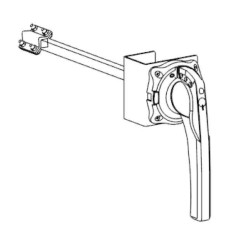 SSDERHS15Y0630 | ВЫНОСНАЯ СТАНДАРТНАЯ КРАСНО-ЖЁЛТАЯ ПОВОРОТНАЯ РУКОЯТКА ДЛЯ ФРОНТАЛЬНОЙ УСТАНОВКИ НА SD630 Systeme Electric
