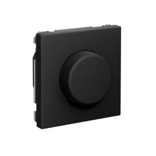 GAL001023 | ARTGALLERY СВЕТОРЕГУЛЯТОР (диммер) повор-нажим, LED, RC, 400Вт, механизм, КАРБОН Systeme Electric
