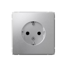 GAL000345 | ARTGALLERY РОЗЕТКА с заземлением со шторками, 16А, механизм, АЛЮМИНИЙ Systeme Electric
