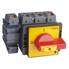 MSD125460R | ВЫКЛЮЧАТЕЛЬ-РАЗЪЕДИНИТЕЛЬ 4P 125A IP40 С КРАСНОЙ РУКОЯТКОЙ НА ДВЕРЦУ 4 ВИНТА 1 ЗАМОК Systeme Electric
